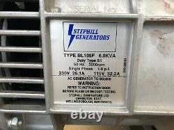 Stephill Bl105f 6.0kva 26.1a Honda Gx340 Petrol Generator