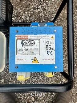 Stephill Petrol Generator 3.4KVA Honda GX200 Engine Dual Voltage 110v/240v