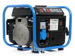 TA980 Portable Petrol Generator 2,1 HP 2 stroke 1250W 62 dB Camping DIY