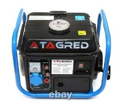 TA980 Portable Petrol Generator 2,1 HP 2 stroke 1250W 62 dB Camping DIY