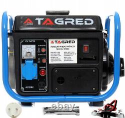 TA980 Portable Petrol Generator 2,1 HP 2 stroke 1250W 62 dB Camping DIY