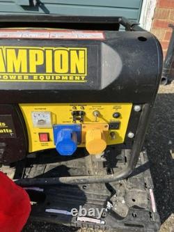 Used Champion 2800W Portable Petrol Generator Frame Type Bouncy Castle Blower