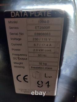 Used portable Honda GC160 5.0 petrol generator