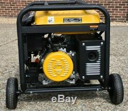 Villiers V6000ES Electric Start Petrol Generator 5.5kw 6Kva with wheel kit