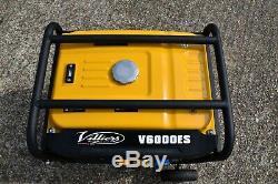 Villiers V6000ES Electric Start Petrol Generator 5.5kw 6Kva with wheel kit