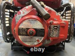 Vintage Tanaka 2-Stroke Generator Runs & Produces Power Rare Japanese Eng