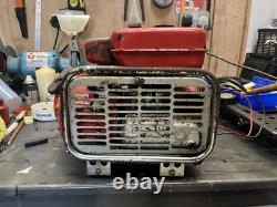 Vintage Tanaka 2-Stroke Generator Runs & Produces Power Rare Japanese Eng