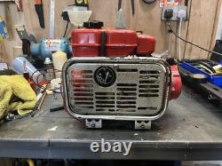 Vintage Tanaka 2-Stroke Generator Runs & Produces Power Rare Japanese Eng