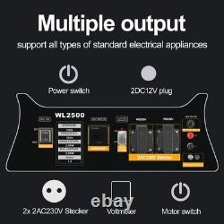 WILGOON 2200W Petrol Portable Inverter Generator 4 Stroke for Camping RV