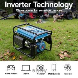 WILGOON 2200W Petrol Portable Inverter Generator 4 Stroke for Camping RV UK