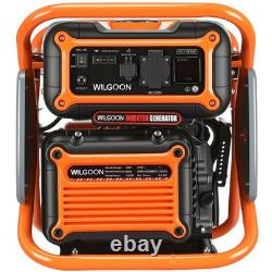 WILGOON 3200W Petrol Portable Inverter Generator, Mighty Atom, Suitcase Camping