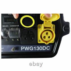 Welder Generator Petrol 3.2kW 4kVa 120Amp DC Hyundai Engine PWG130DC GRADED