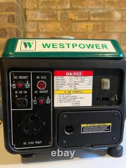 Westpower generator EC08 portable petrol Never Been Used