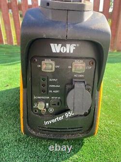 Wolf 800w 2.6hp 4 Stroke Petrol Inverter Suitcase Portable Generator 240v 222