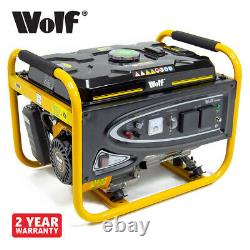 Wolf Petrol Generator WPL3000LR 2500w 3.12KVA 5.5HP 4 Stroke Single Voltage