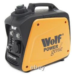 Wolf Petrol Inverter Generator 800w 2.6HP 4 Stroke Silent Portable Caravan