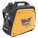 Wolf Petrol Inverter Generator 800w 2.6hp 4 Stroke Silent Portable Caravan