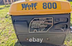 Wolf Power 800 Portable Petrol 2 Stroke Generator 230V NEW OLD STOCK UNUSED &BOX