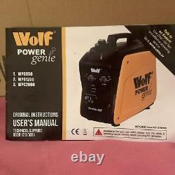 Wolf WPG950 800wPortable Petrol Generator