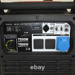 XL8000i 7.5kW 7500w Petrol Inverter Generator Electric Start Home Backup