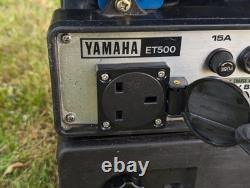 Yamaha ET500 Vintage Petrol Generator 1979 Retro Quiet Fully Working 500W