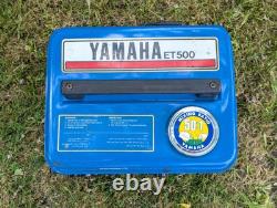 Yamaha ET500 Vintage Petrol Generator 1979 Retro Quiet Fully Working 500W