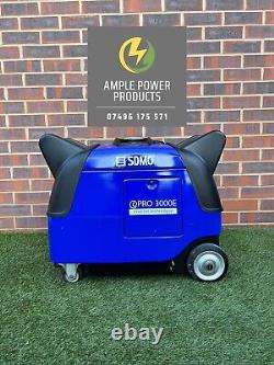 Yamaha Powered SDMO 3000W Silent Inverter Generator Petrol Honda EU30 £1300