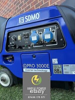 Yamaha Powered SDMO 3000W Silent Inverter Generator Petrol Honda EU30 £1300