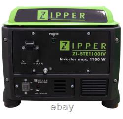 Zipper Petrol Inverter Generator STE1100IV 1.1KW Portable