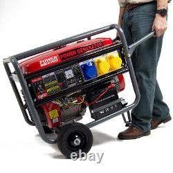 Ancien générateur à essence de 6500 W avec démarrage électrique 15HP PowerKing PKB8500E