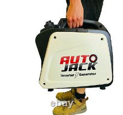 Autojack Portable Onduleur Valise Silencieux Essence Générateur 4 Stroke 800w 240v