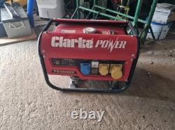 Clarke PG3800DV Générateur portable à essence d’occasion mais en bon état