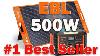 Ebl 500w Portable Power Station Solar Generator U0026 Panneau Pour Home Backup Emergency Rv Outdoor Camping