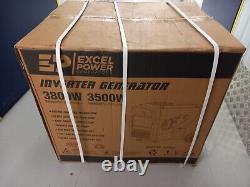 Excel Power Xl4000ii 3.5kwh Générateur D'onduleur D'essence Marque New Boxed