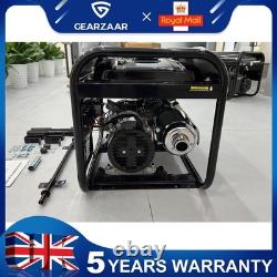 GÉNÉRATEUR À ESSENCE PORTABLE AVEC ROUES BARRE DE MANUTENTION DÉMARRAGE PAR RETRAIT 3000W 215CC 5.5CV 220V