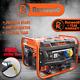 Générateur D’essence Portable 2800w Rocwood 110v 4stroke 8hp Electric Start Huile Gratuite