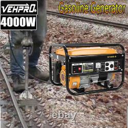 Générateur D'essence Portable 4000w Rocwood 230v 4 Stroke 8hp Electri Démarrer Huile Gratuite