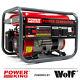 Générateur D'essence Powerking Pkb3000lr 2200w 2.75kva Wolf 6.5hp 4 Stroke