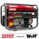 Générateur D’essence Powerking Pkb4000lr 2800w 3.5kva Wolf 7hp 4 Stroke