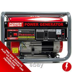 Générateur D'essence Powerking Pkb5000lr 3200w 4kva Wolf 7hp 4 Stroke