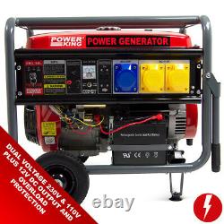 Générateur D'essence Powerking Pkb8500e 6500w 15hp Wolf 4 Coup De Départ Électrique