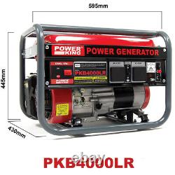 Générateur D'essence Powerking Portable Pkb4000lr 2800w 3.5kva Puissance De Camping Silencieuse
