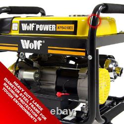 Générateur D'essence Wolf Portable 3000w 3.75kva 7hp Camping Électrique Avec Roues