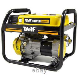 Générateur D'essence Wolf Portable Wpb4010lr 3000w 3.75kva Puissance De Camping