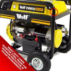 Générateur D'essence Wolf Portable Wpb8510es 6500w 8.2kva Electric Camping Power