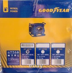 Générateur Goodyear 94 cm3 4t OHV 2,5 CV essence. 1000 W 230 V AVR