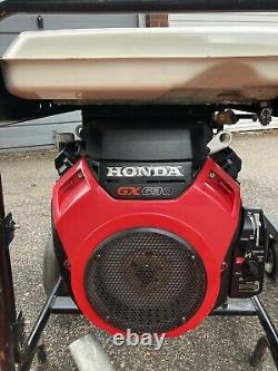 Générateur Honda 10 Kva 8 Kw Honda Gx630 Seulement Fait 65 Heures De Travail Essence