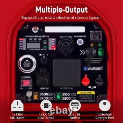 Générateur Inverseur 3200W Démarrage Électrique/À Tirage Dual pour Alimentation de Secours