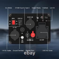 Générateur Inverseur AIVOLT 1200W à Essence 4 Temps Portable Silencieux Valise Camping