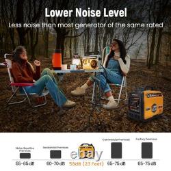 Générateur Inverseur Bifuel Essence 3500W Pour Camping Alimentation de Secours à Domicile